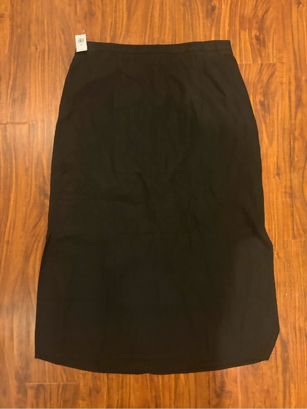 Old Navy Black Midi Straight Skirt